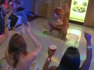 Dancingbear - Group of Big pecker Male Strippers Shovin' Sausage in They Face