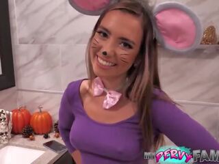 Goddess Step-sister Is Dressed As a Mouse Gets Big peter Pounding