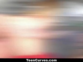 TeenCurves - Big Ass Latina Oiled Up And Fucked